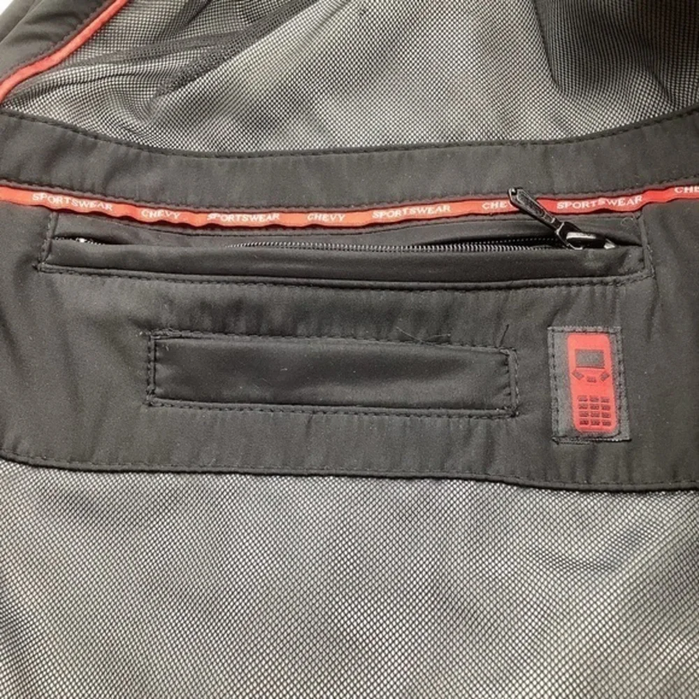Chevy Drivers‎ Club Mens Black Utility Jacket Full Zip and Snap Closure Size 58